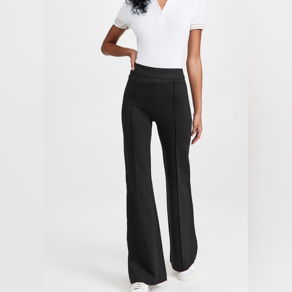 SPANX Black Boot-Cut Flare Pants